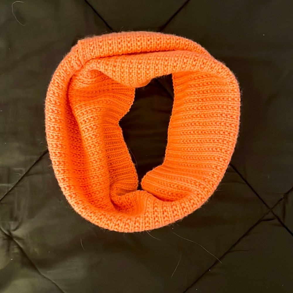 Coral Knit Toddler Infinity Scarf